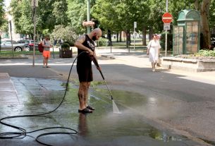 Szeged, 40 fok, nyár, meleg, hőség, kánikula, időjárás
