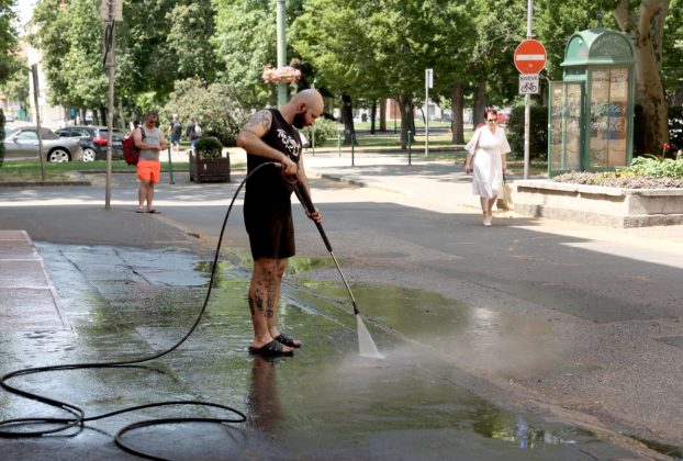 Szeged, 40 fok, nyár, meleg, hőség, kánikula, időjárás