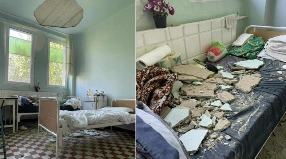 Leszakadt a mennyezet a berettyóújfalui kórházban