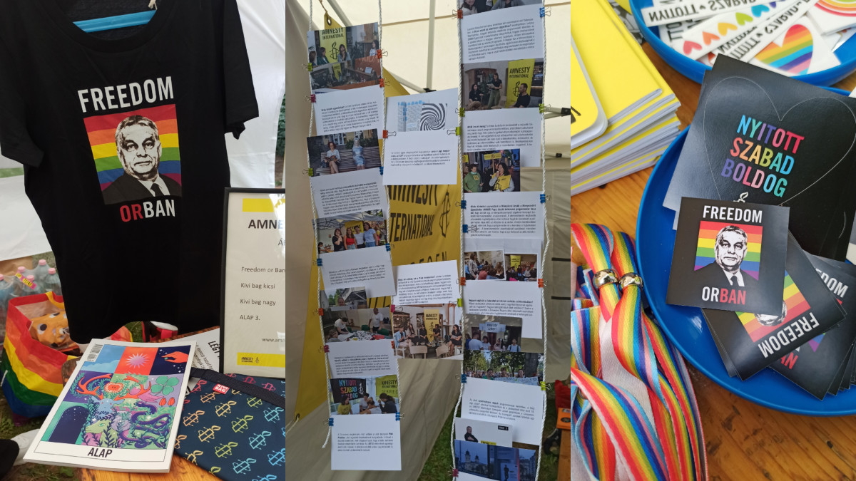 Amnesty International Orbán LMBTQ póló