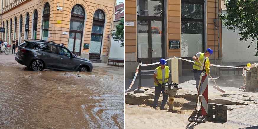 Hal köz csőtörés Debrecen