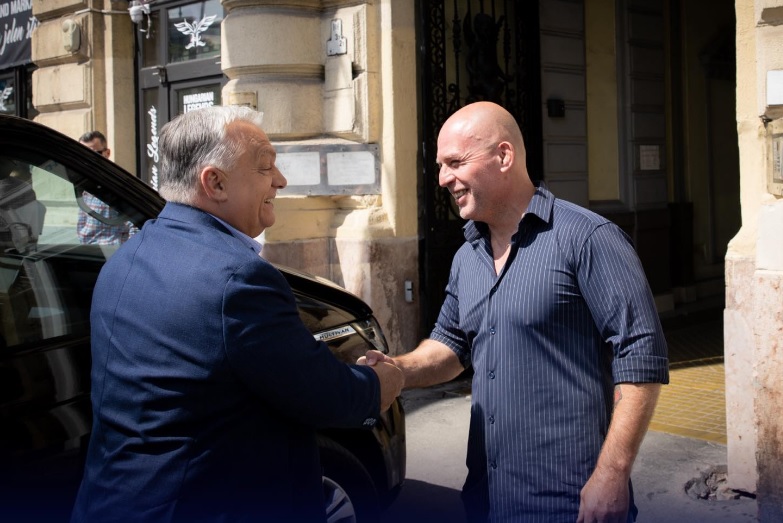 Orbán Viktor Dopemannél járt