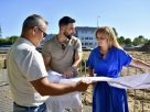 Széles Diána és Barcsa Lajos a Balmazújvárosi út–Csigekert utca–Szabó Lőrinc utca csomópont