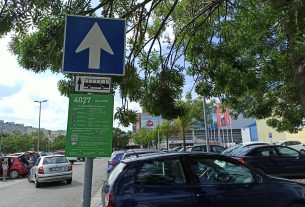 Interspar parkolás Debrecenben