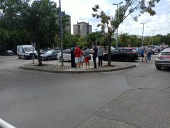 Interspar parkolás Debrecenben