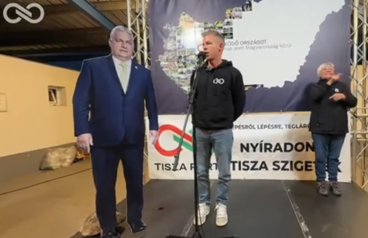 Magyar Péter Nyíradonyban