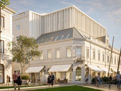 Wolff palota - Napló székház szálloda látványterv