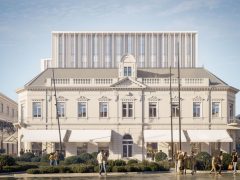 Wolff palota - Napló székház szálloda látványterv