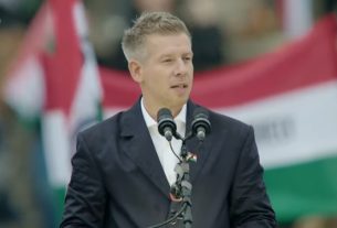 Magyar Péter beszéde a Nemzeti Meneten
