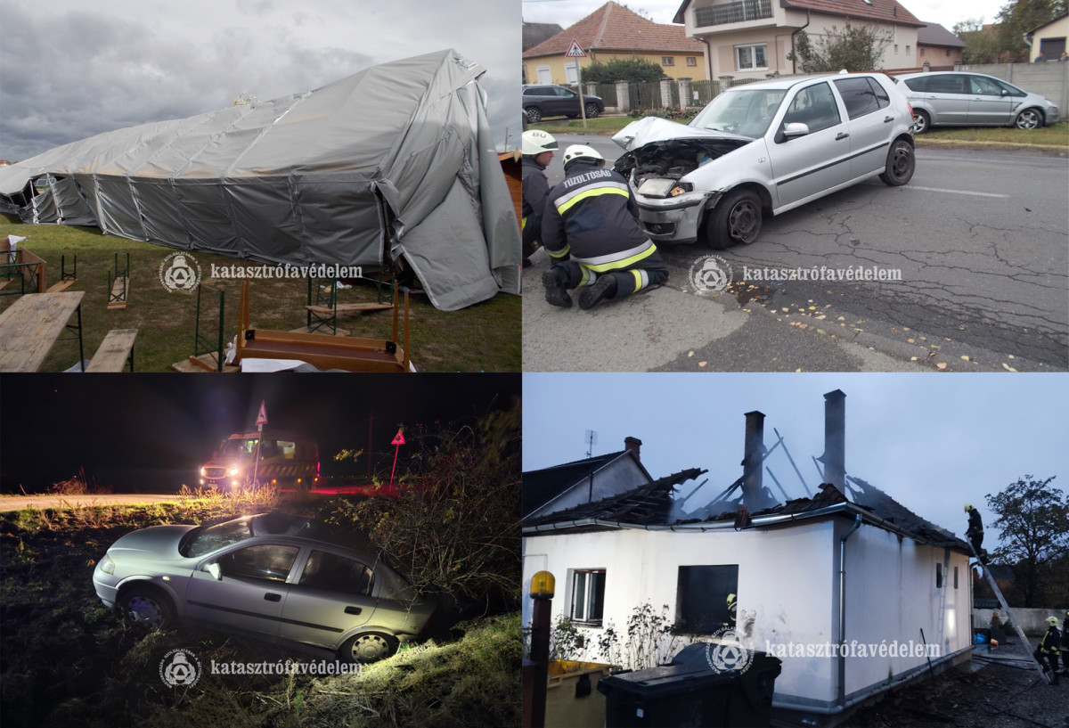 Brutális hosszú hétvégéje volt a tűzoltóknak Hajdú-Biharban