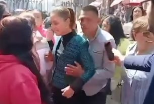 Claudia Sheinbaum mexikói elnök zaklatása