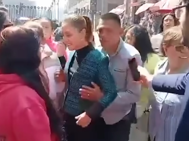 Claudia Sheinbaum mexikói elnök zaklatása