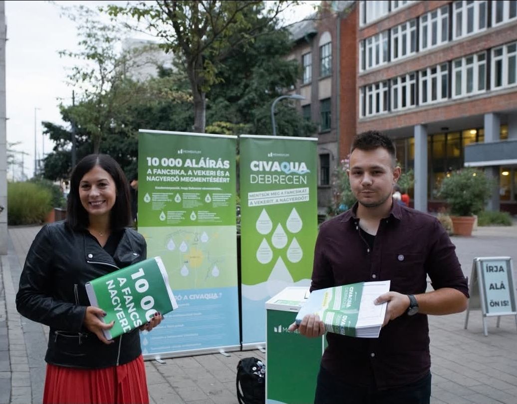 Cseh Katalin és Szabó Bence Debrecenben