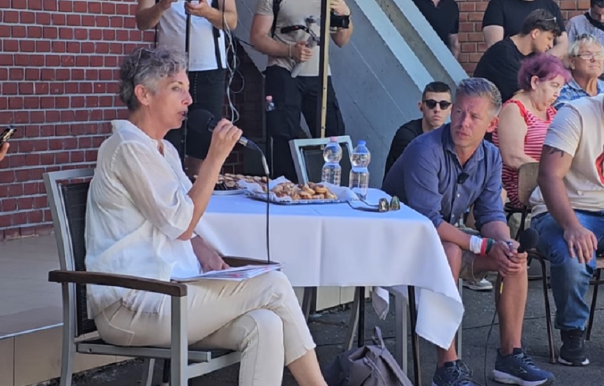 Bódis Kriszta és Magyar Péter