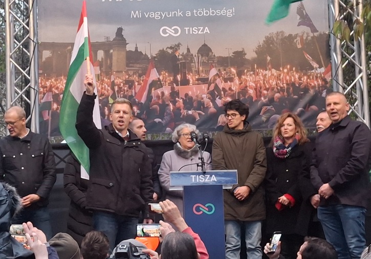 Magyar Péter Debrecenben