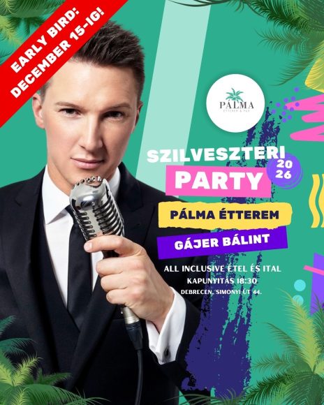 Szilveszteri programok Debrecenben - Pálma étterem