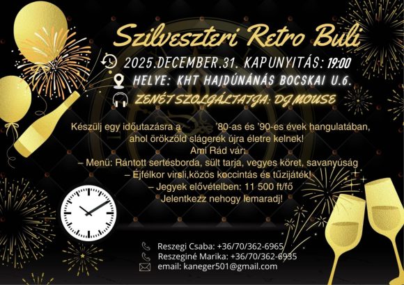 Szilveszteri programok Hajdúnánáson