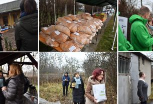 Kenyeret és dobozolt melegételt vittek debreceni képviselők a nagycserei rászorulóknak