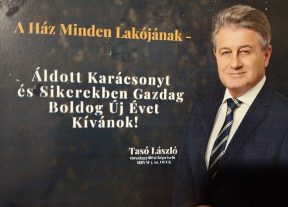 Tasó László karácsonyi üzenete