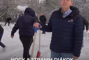 Hóeltakarítása szólította fel a fiatalokat Hankó Balázs miniszter