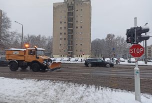 Hókotró Debrecenben