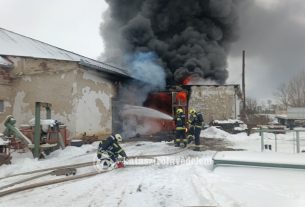 Tombolt a tűz Ebesen