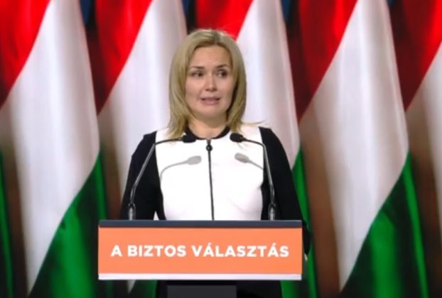 Széles Diána a Fidesz kongresszusán