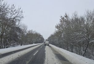 Havas út, közlekedés télen