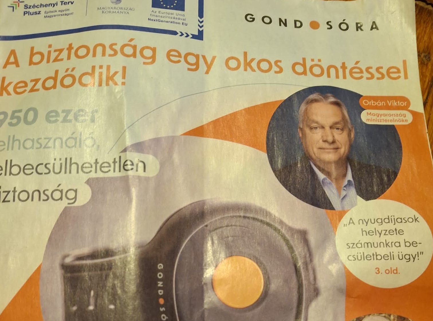 Gondosóra propagandalap