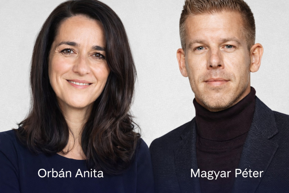 Orbán Anita és Magyar Péter