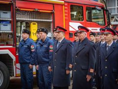 Igazi ünnepséget rendeztek az új gépjárműfecskendő átadására Hajdúszoboszlón