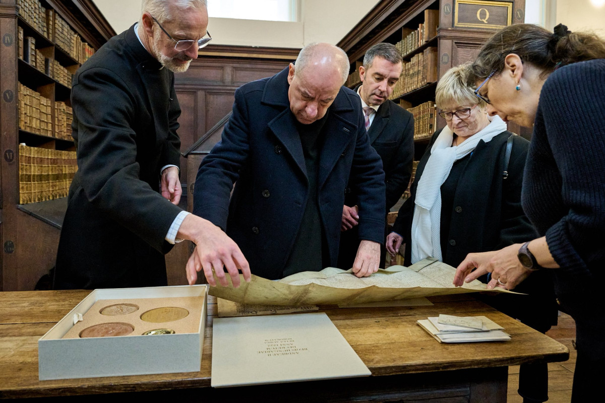 Sulyok Tamás a durhami katedrálisban