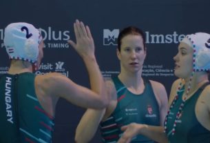 A magyar női vízilabda-válogatott a funchali Európa-bajnokságon