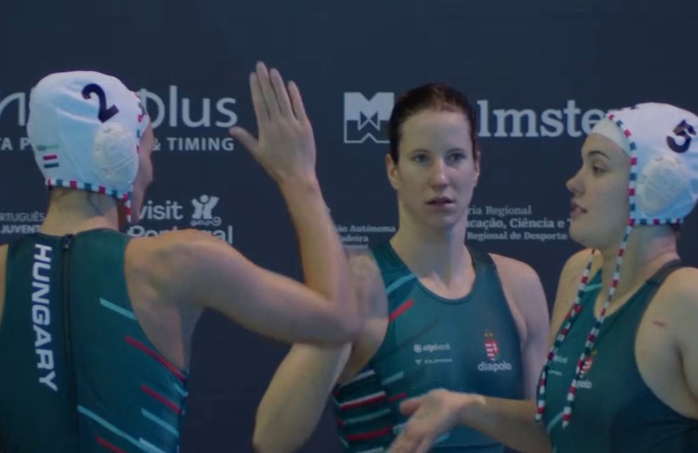 A magyar női vízilabda-válogatott a funchali Európa-bajnokságon