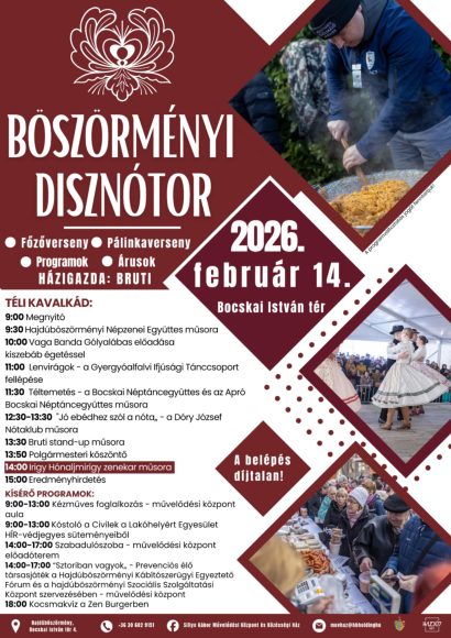 Böszörményi Disznótor 2026 - programok