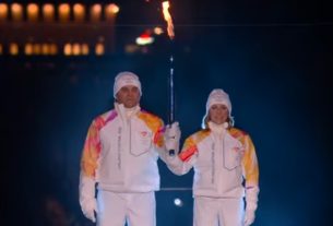 Téli olimpia - Alberto Tompa és a láng