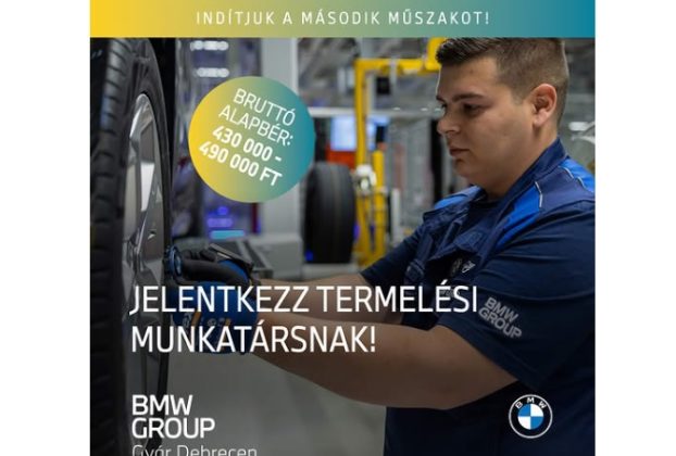 A debreceni BMW álláshirdetése