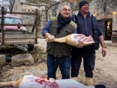 Orbán Viktor disznótoron