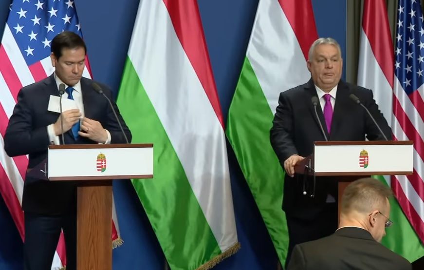 Marco Rubio és Orbán Viktor