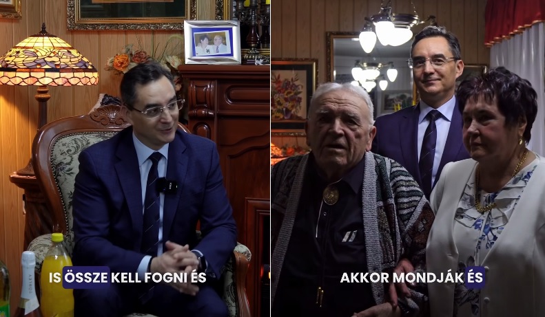 Papp László idős házaspárt látogatott meg