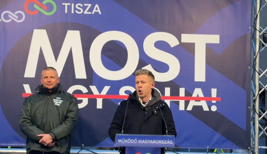 Magyar Péter Hajdúszoboszlón-ÉLŐ