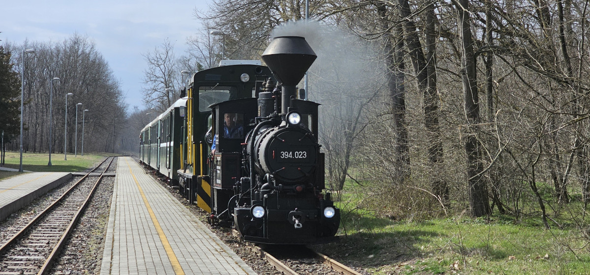 Zsuzsi vonat Debrecenben