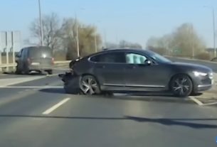 Baleset Debrecennél, M35-ös autópálya felhajtójánál