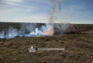 Szabadtéri tűz pusztított Hajdú-Biharban