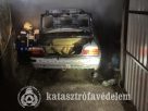 Garázsban támadt tűz Hajdúszoboszlón