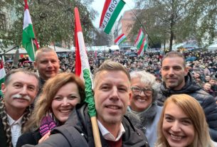 Magyar Péter és a hajdú-bihari tiszás jelöltek