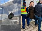 Egy férfi kipróbálta az ablaktörő kalapácsot az egyik debreceni buszon