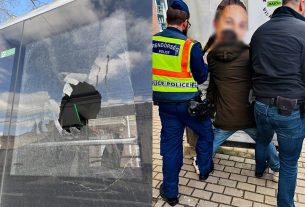 Egy férfi kipróbálta az ablaktörő kalapácsot az egyik debreceni buszon