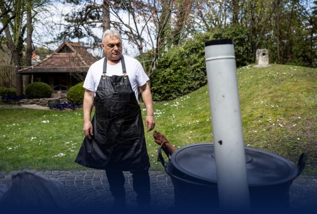 Hatalmas húsvéti sonkát főz Orbán Viktor