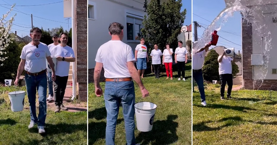 Csák László húsvéti locsolkodása